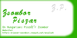 zsombor piszar business card